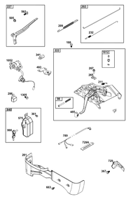 Part Location Diagram of 594476 Briggs and Stratton Kit-panel